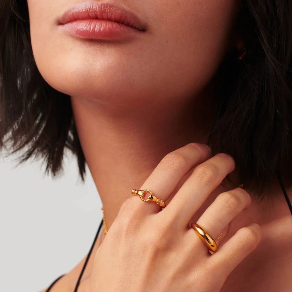 انگشتر طلای زرد نیلو - تصویر 2