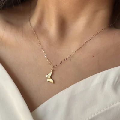 آویز گردنبند پروانه