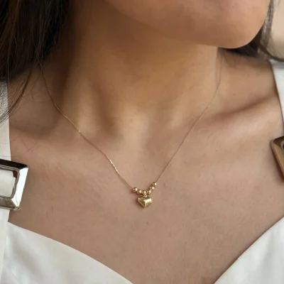 گردنبند قلب و گوی 1050