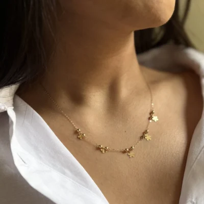 گردنبند گل و گوی