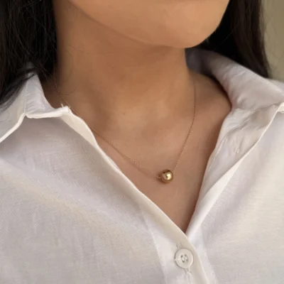 گردنبند گوی ساده