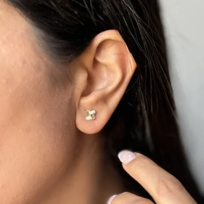 گوشواره میخی ونکلیف تراش 500